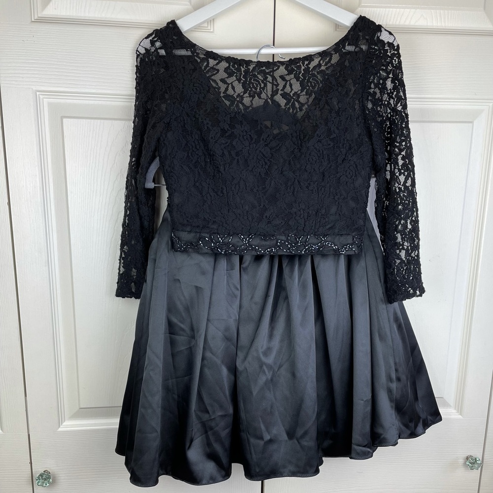 Narianna 2 piece Short Formal Party Dress Black S NEW